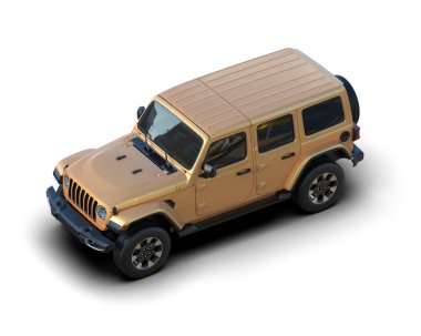 beyaz arkaplandaki araba