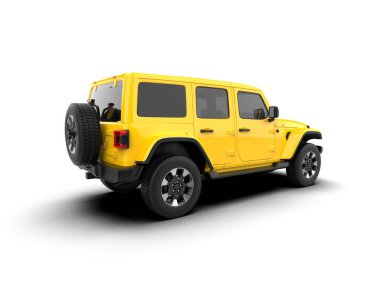 modern sarı cip - ön görünüm