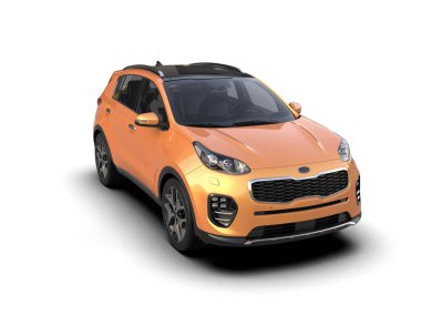 Modern spor araba - yan görünüm