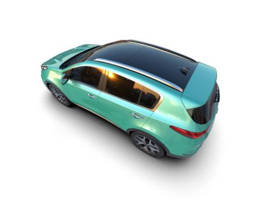 Daha az genel bir konsept arabanın 3 boyutlu çizimi