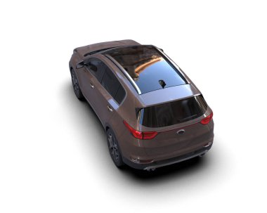 araba beyazda izole edildi