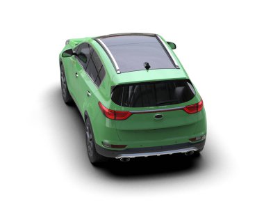 araba - modern yeşil arkaplan