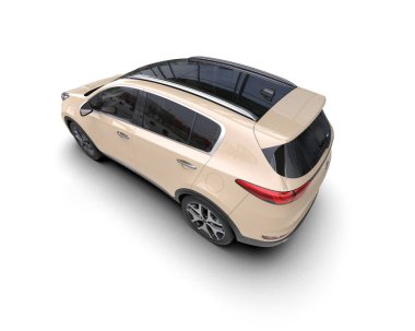 beyaz spor jip 3 boyutlu görüntüleme