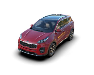 Bir arabanın 3 boyutlu görüntüsü