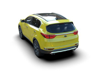 modern lüks araba arka planda