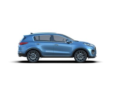 Mavi modern cip. 3d oluşturma