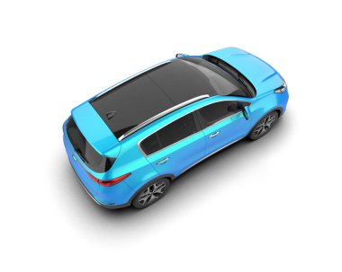 beyaz arkaplandaki araba.