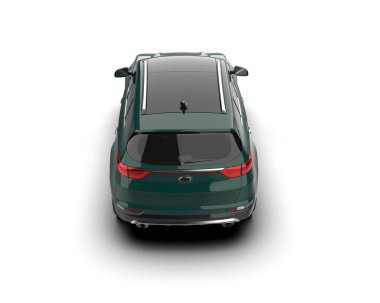 araba beyazda izole edildi