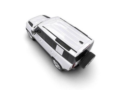 Modern bir spor arabanın 3 boyutlu resmi