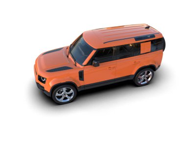 Stüdyo ortamında 3 boyutlu markasız bir pikap..