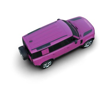 mor araba 3D görüntüleme