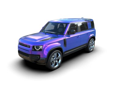 Bir spor arabanın 3 boyutlu canlandırması