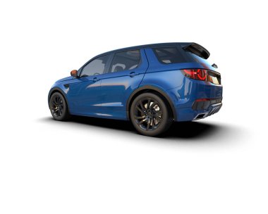 modern lüks araba beyaz arka planda izole edilmiş.