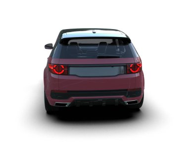 araba modern spor beyaz arka planda izole - arka plan