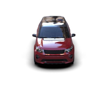 kırmızı modern araba - arka plan