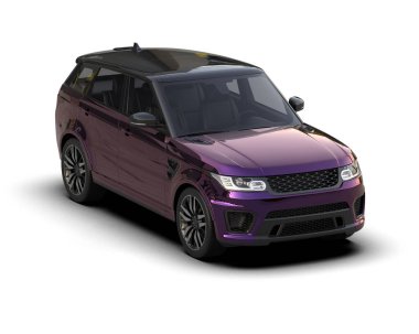 Pembe lüks spor araba