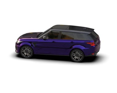 Modern araba. 3 Boyutlu Hazırlama.