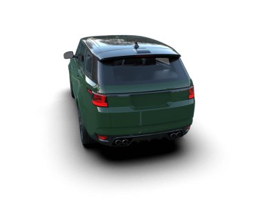 arkaplandaki araba, 3D görüntüleme, model