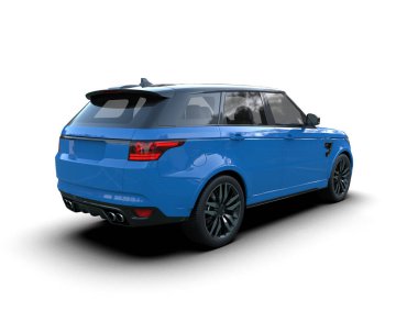 3 boyutlu lüks bir araba.