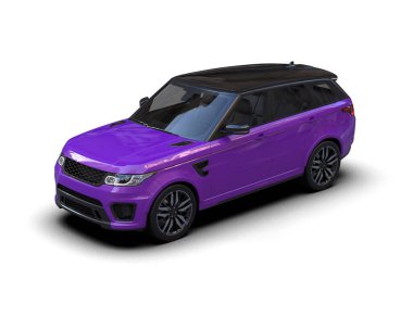 mor spor araba - modern şehir tasarımı