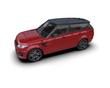 kırmızı spor araba - arka plan