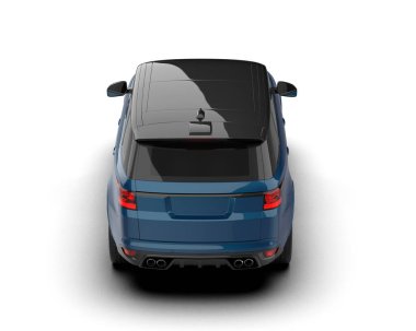 siyah modern cip beyaz üzerine izole