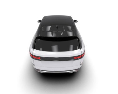 araba beyazda izole edildi