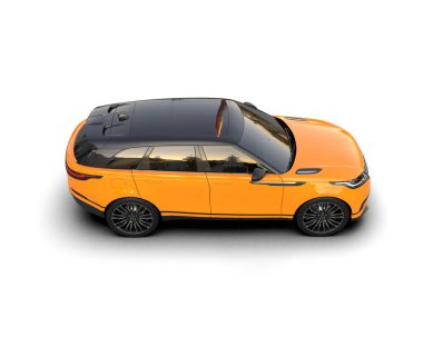 gerçekçi 3 boyutlu detaylı araba - 3 boyutlu illüstrasyon