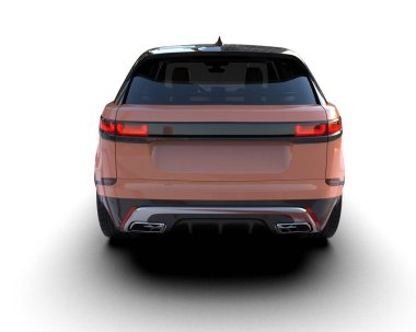 beyaz arkaplandaki araba.