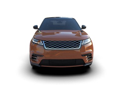 modern otomobil kırpma yolu ile izole edildi.