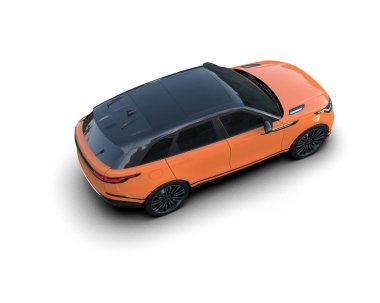 Daha az genel bir konsept arabanın 3 boyutlu çizimi