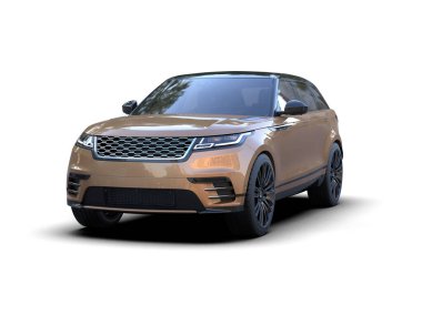 Lüks modern spor araba beyaz arka planda izole