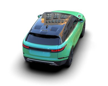 3 boyutlu markalı, daha az kullanışlı bir araba.