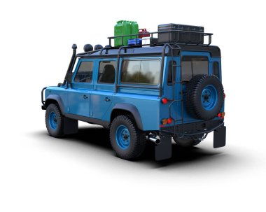 Bir arabanın 3 cg görüntüsü