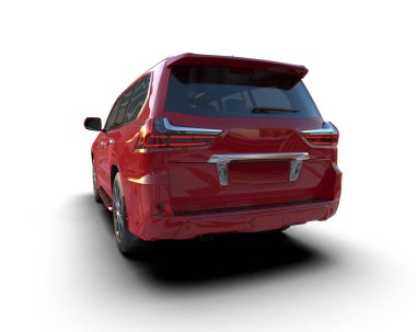 kırmızı modern araba hafif bir yüzey üzerinde