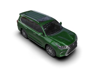 Stüdyo ortamında daha az genel bir konsept arabanın 3 boyutlu çizimi