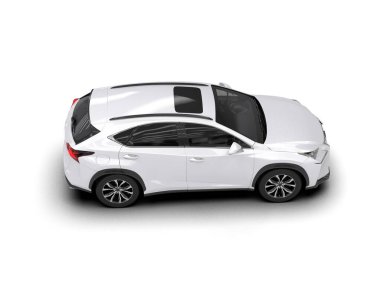 modern kompakt şehir arabası - araba - ön manzara.