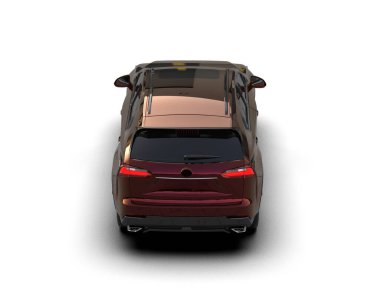 Beyaz arka planda siyah araba