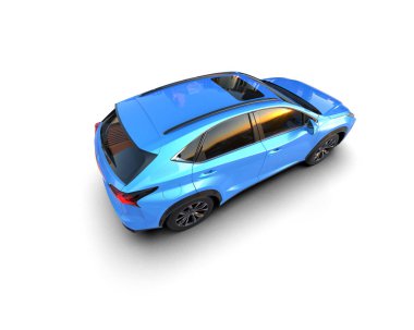 mavi araba modern araba