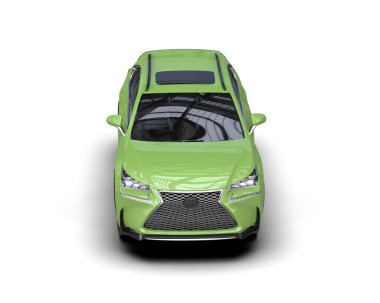 yeşil modern spor araba