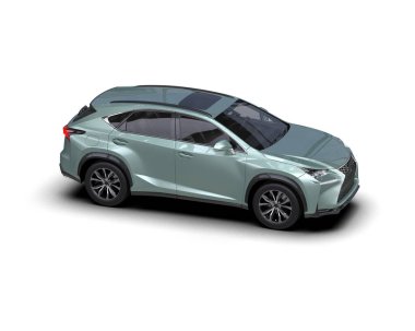 Tula - Mayıs 6, 2 0 16, 2: Toyota 2 0 2 0 0 1 boyunda araba. Beyaz arka planda lüks SUv