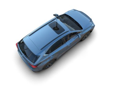 Beyaz arkaplandaki araba