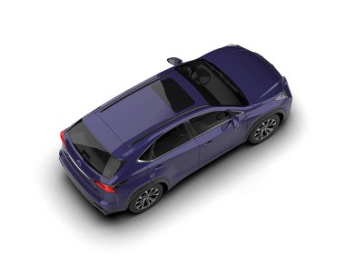 Karanlık, modern, boş alanı olan lüks araba.