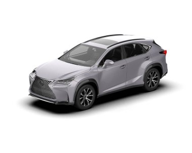 araba beyazda izole edildi