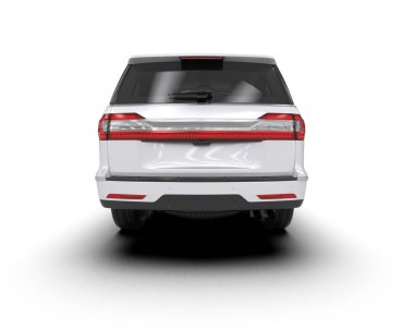 gerçekçi SUV arabasının 3 boyutlu görüntüsü