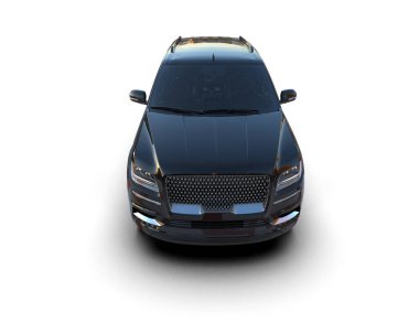 modern lüks siyah araba - stüdyo çekimi