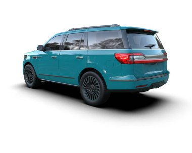 Beyaz arkaplandaki araba.