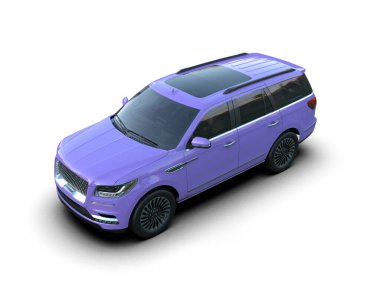 Stüdyo ortamında daha az genel bir konsept arabanın 3 boyutlu çizimi