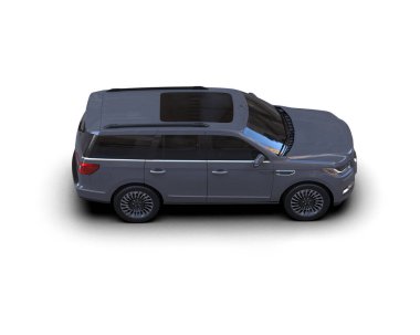 Modern şehir cipi. 3d oluşturma