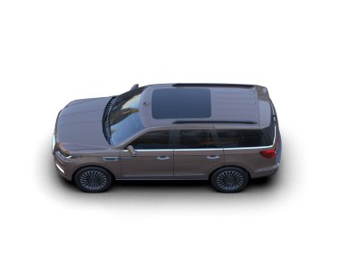 beyaz arkaplandaki araba.